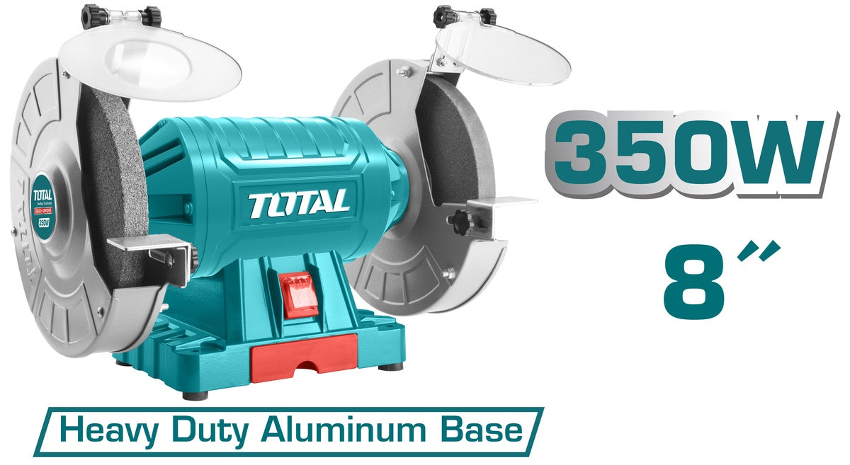 TOTAL Bench Grinder UTBG35020 8" 350W
