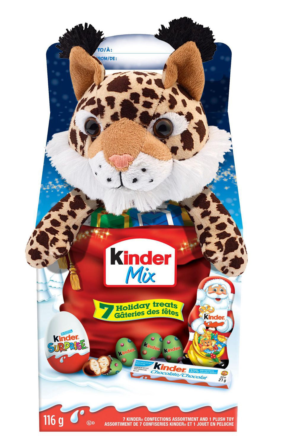 KINDER Mix Chocolate Treats with Plush Toy 116G