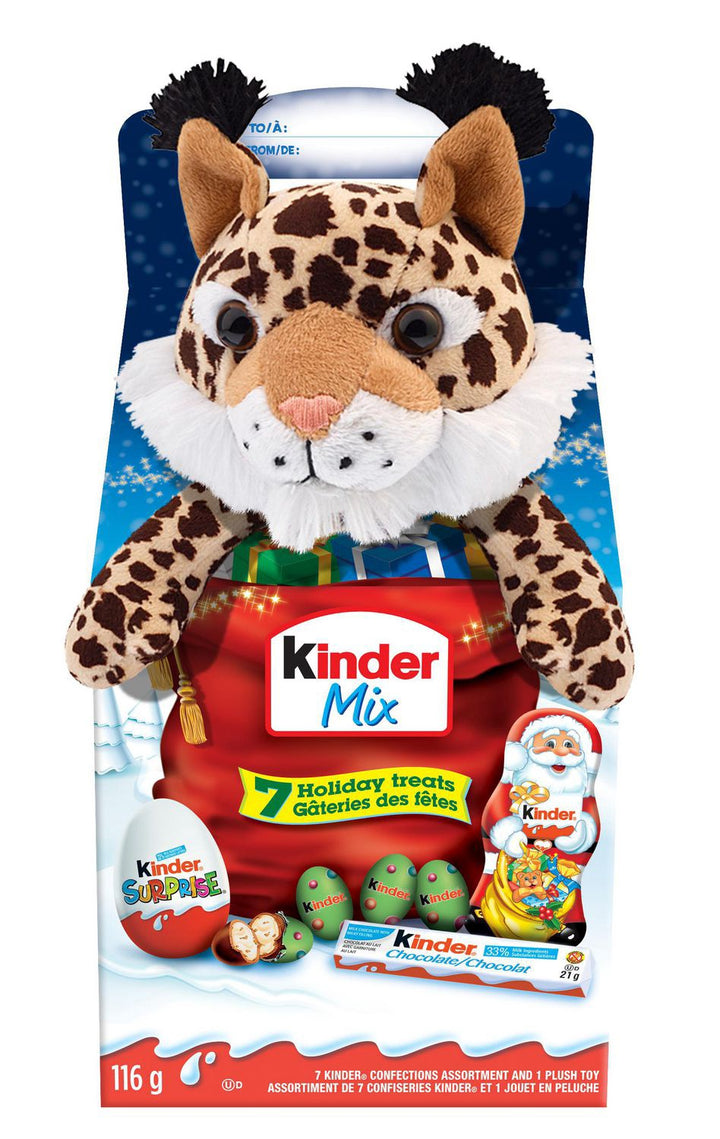 KINDER Mix Chocolate Treats with Plush Toy 116G