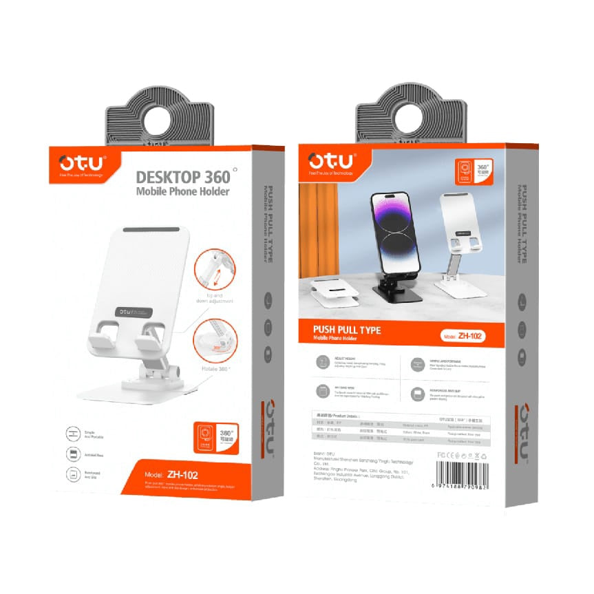 OTU Phone Holder ZH-101 Push Pull Type