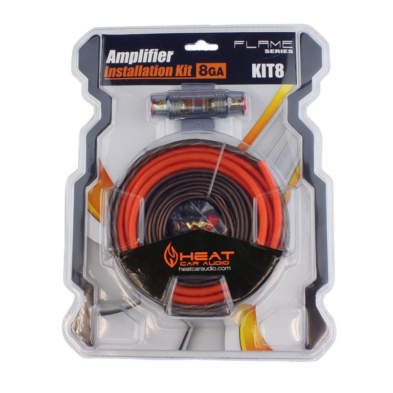 BLASTKING Amplifier Wiring Kit Car I-HEAT-KIT8 8 Gauge