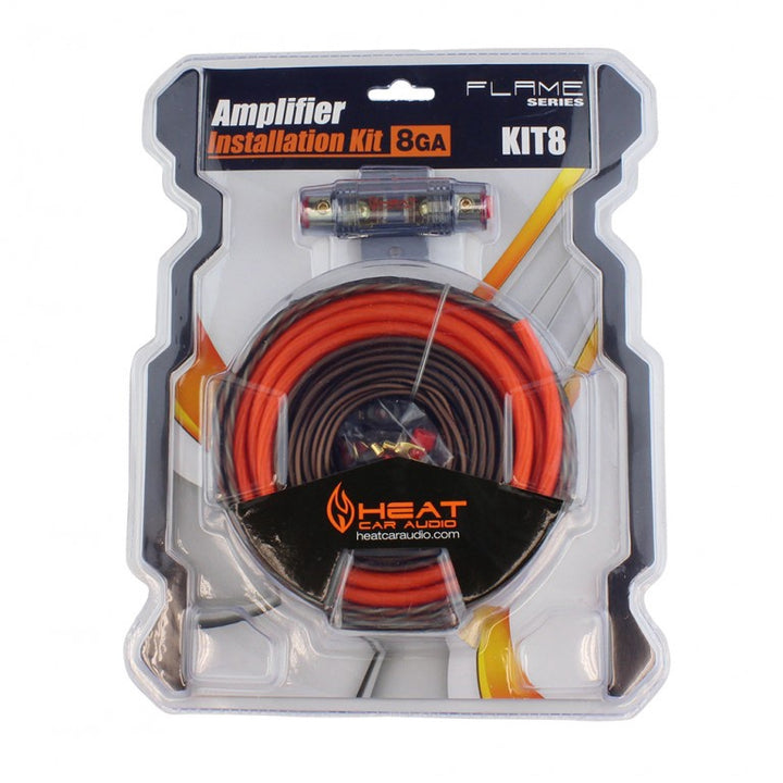 BLASTKING Amplifier Wiring Kit Car I-HEAT-KIT8 8 Gauge