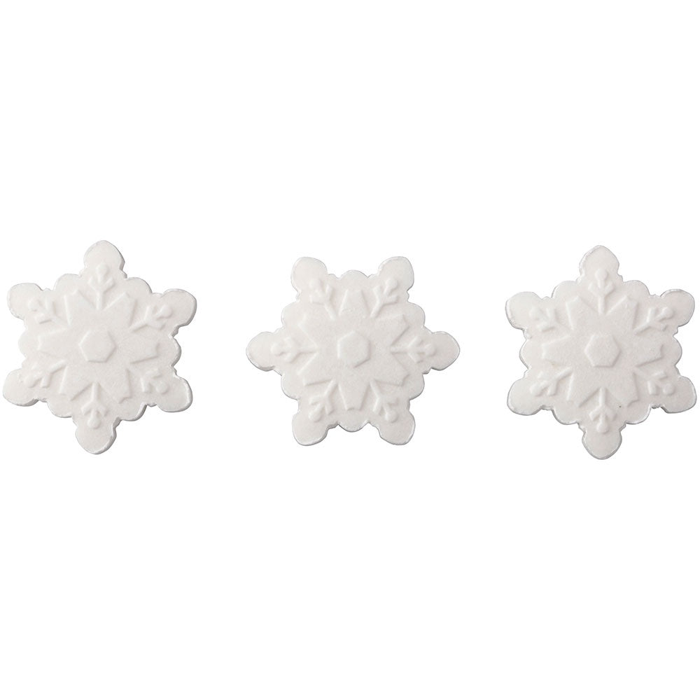 WILTON Baking Icing Decorations Snowflakes 1OZ 28G 710-5806