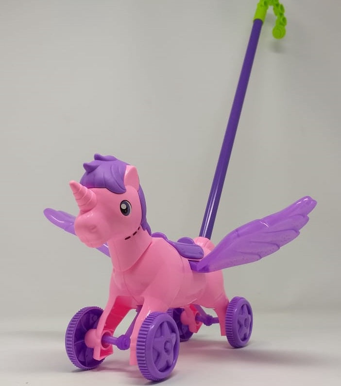 GENERIC Toy Unicorn with Wings Push (Pony) K460