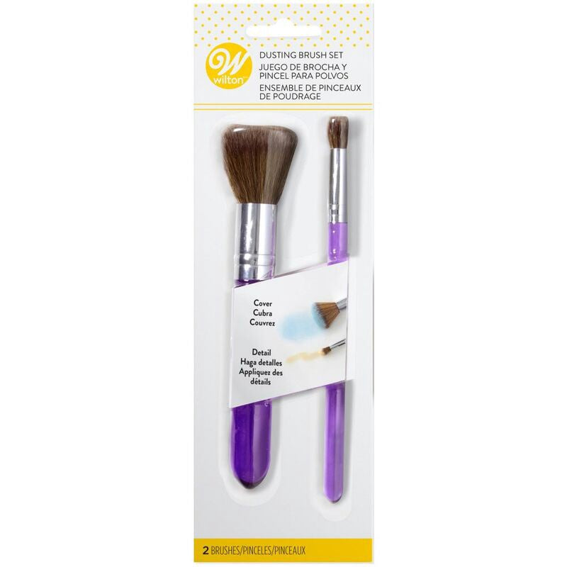 WILTON Baking Brush Set Dusting 2PCS 1907-1351