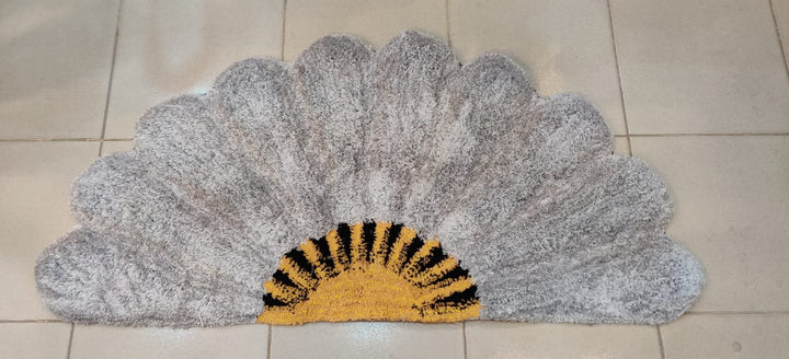 Floor Mat SE-87 Half Fan Rug Carpet 70X140CM