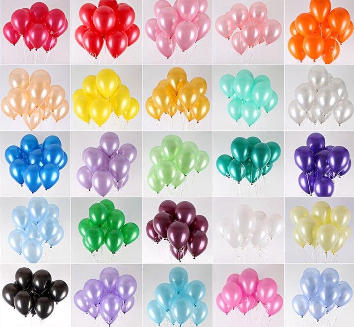 HONG TAI Party Balloons Colored 100PCS Pack JR-227 Party Time