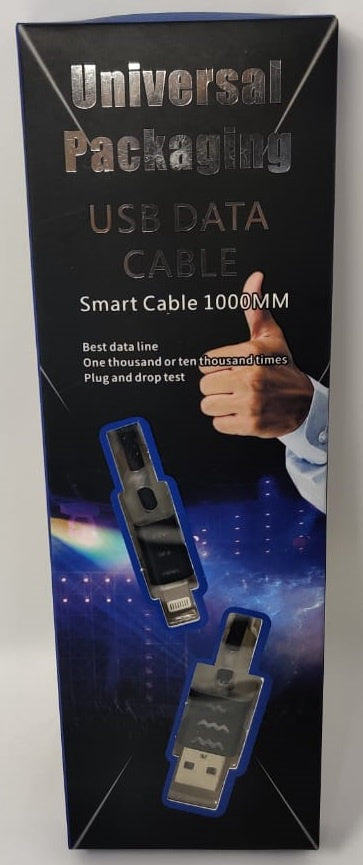 GENERIC USB Cable Lighting Iphone Universal Packaging Safe Smart 1000MM