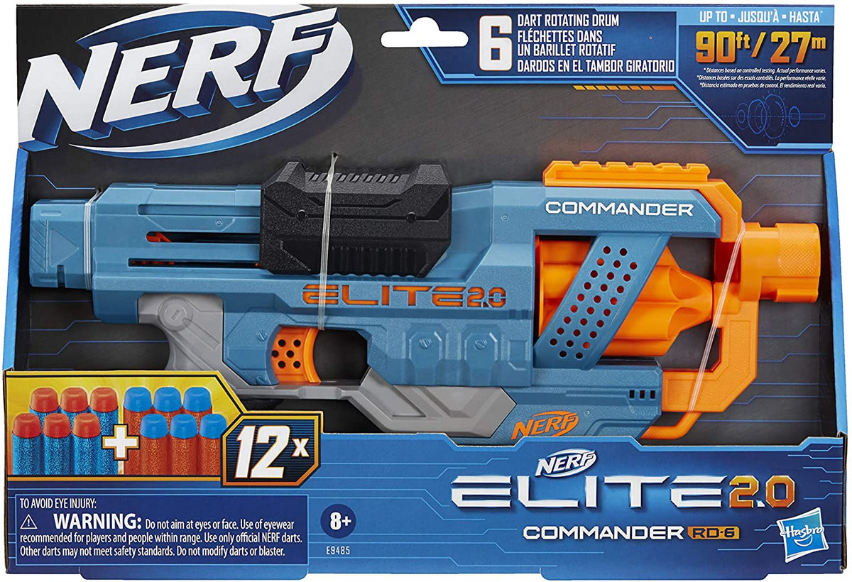 NERF Toy Blaster Elite 2.0 Commander RD-6