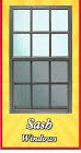 Window Sash 24" X 24" with Mesh