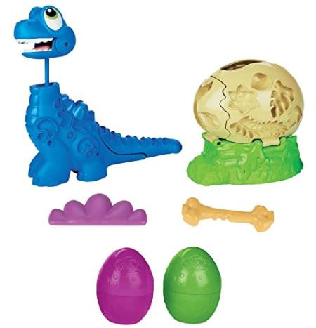 PLAY-DOH Toy Dino Crew Growin' Tall Bronto Dinosaur 2 Eggs NON-TOXIC