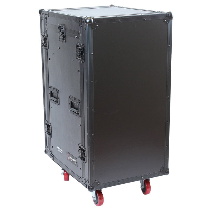 BLASTKING Console Rack Case IBKE-ARW16UME 16 Space with Mixer and Wheel