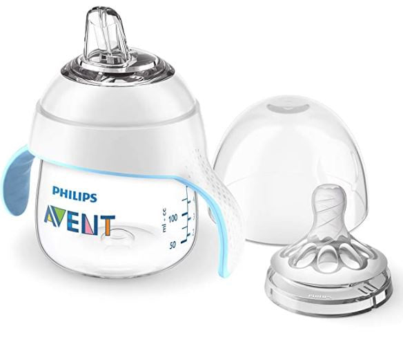 PHILIPS Baby Avent Natural Trainer Sippy Cup with Fast Flow Nipple and Soft Spout