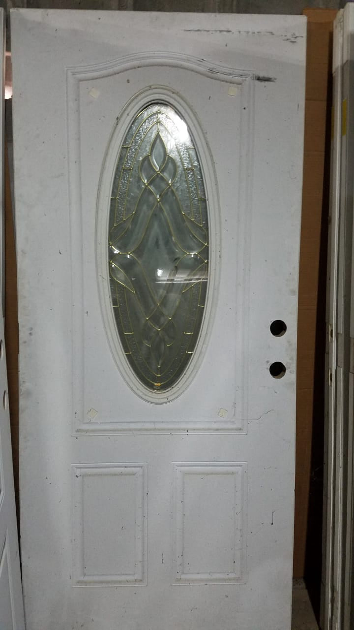 JELDWEN Door Steel Oval Gold