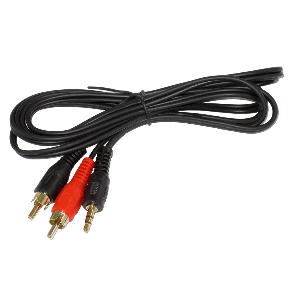 BLASTKING Lead 1 3.5 M St - 2 Rca M 6' SC423Y-6G-BLK Gold Tip