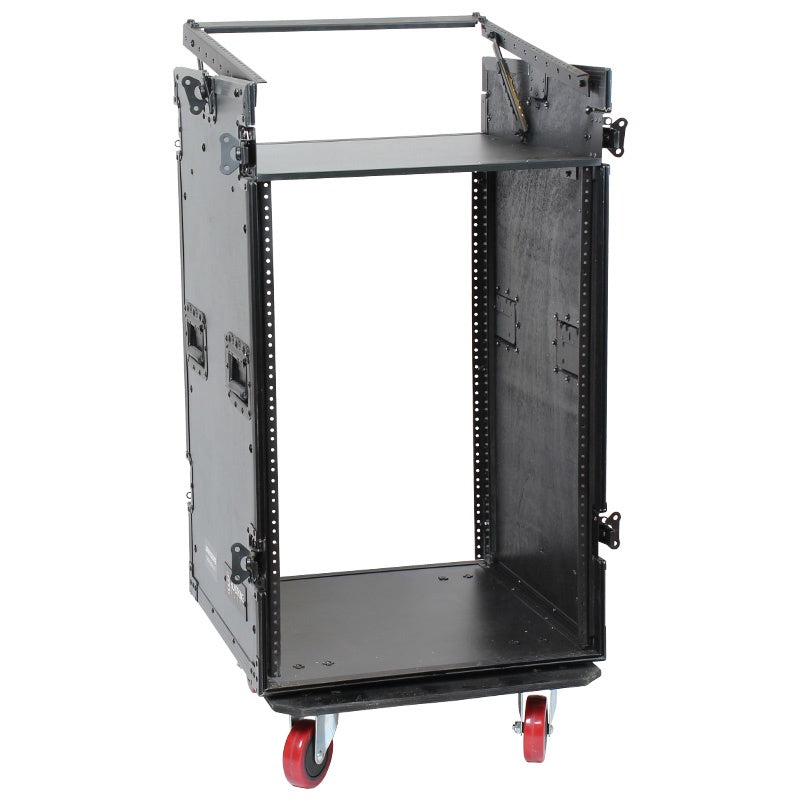 BLASTKING Console Rack Case IBKE-ARW16UME 16 Space with Mixer and Wheel