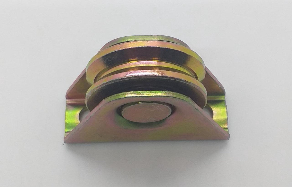Gate Wheel Roller Brass 1 1/2" Narrow V Groove Each