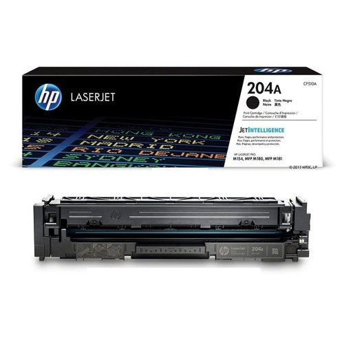 HP Computer Printer Toner 204A Black CF510A