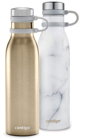 CONTIGO Water Bottle Couture Collection Stainless Steel 2 Pack 20 OZ,