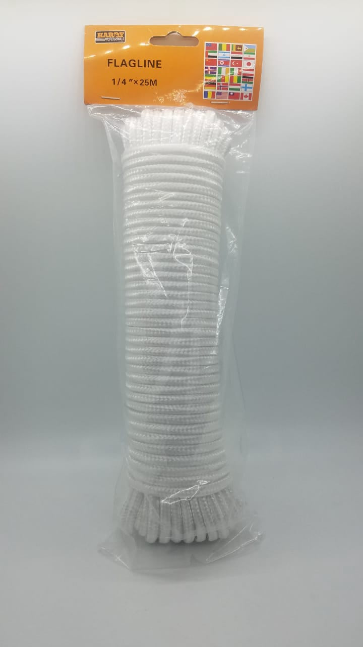 HARDY Clothes Line Flagline 1/4" X 25M