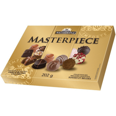 WATERBRIDGE Belgian Swiss Masterpiece Gourmet Chocolates 202G