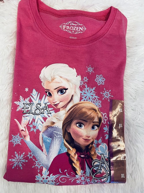 DISNEY Kids Tshirt Frozen Elsa & Anna Xl