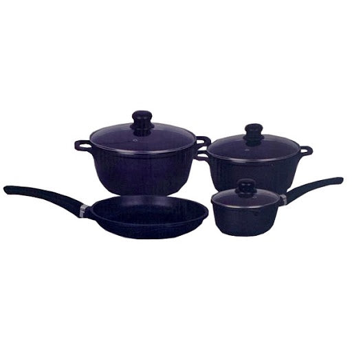SANKEY Pot Set 7PCS W-D700 Cookware Set Black