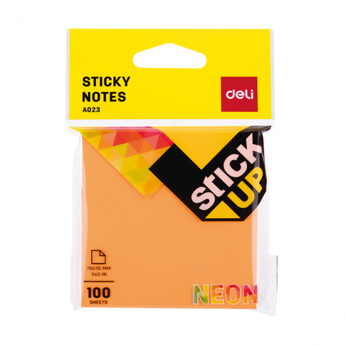 DELI Stationery Sticky Notes A023 02 Stickup 100PCS Single Pack