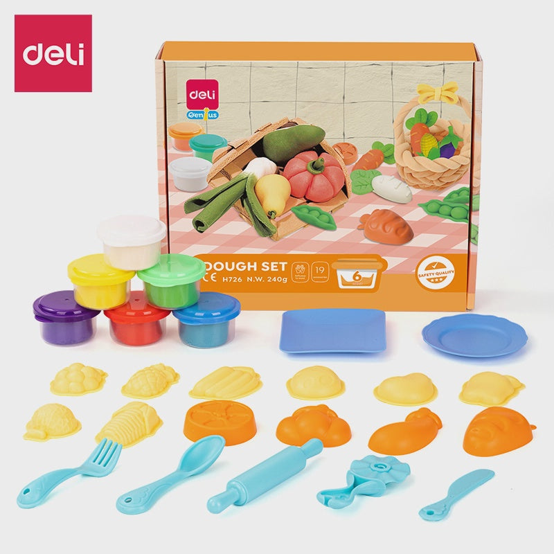 DELI Toy Dough Set H726 240G