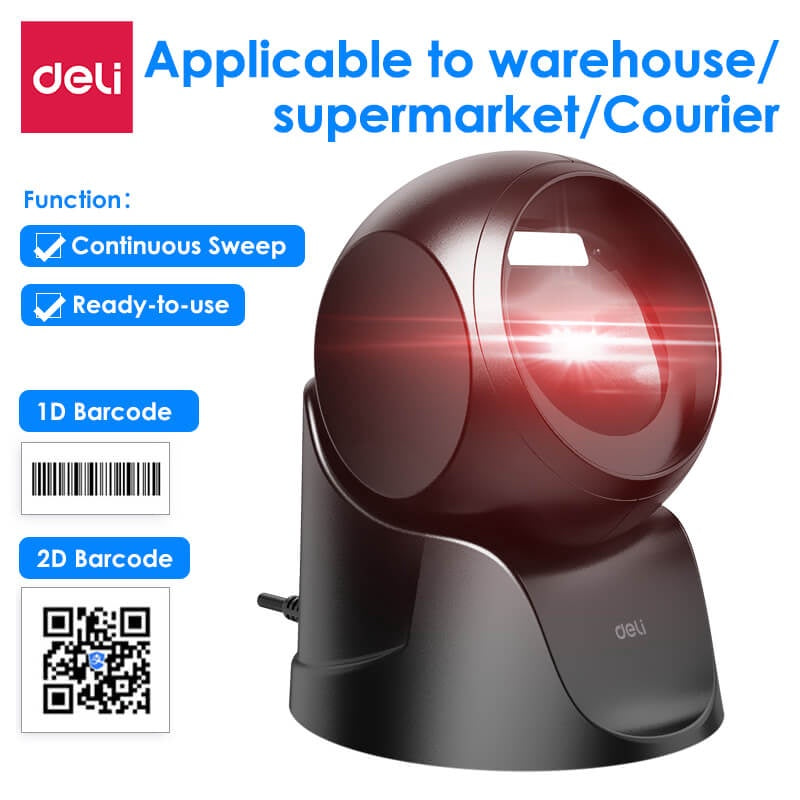 DELI Stand Barcode Scanner S231