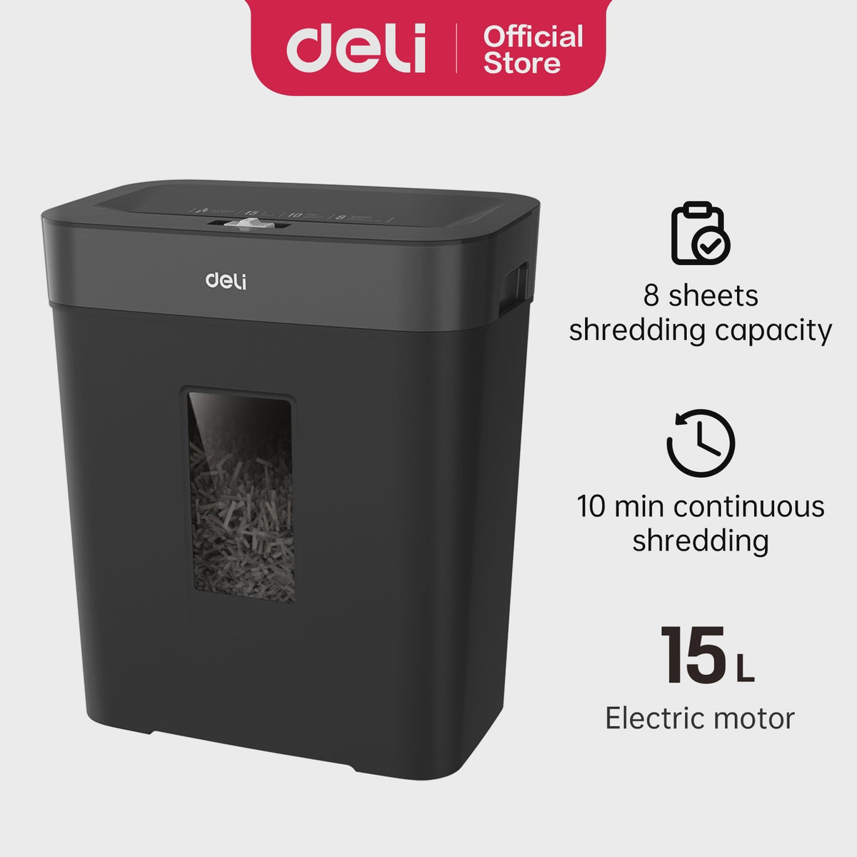 DELI Stationery Paper Shredder T023