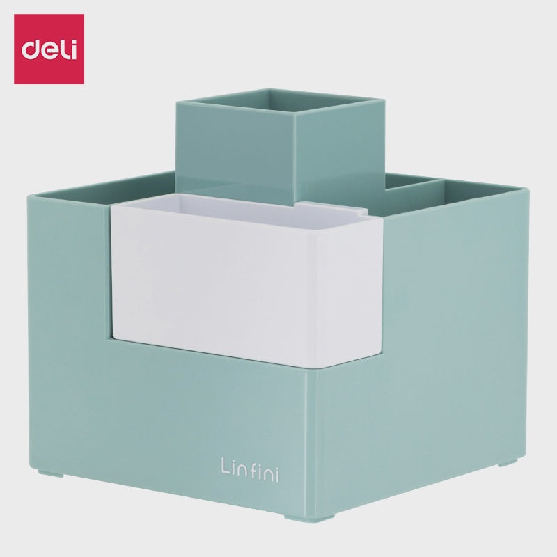 DELI Stationery Pen Holder Desk Organizer Z072 Pen Cup
