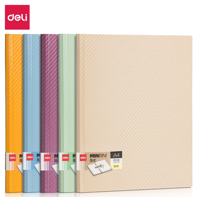DELI Stationery Display Booklet PQ601-60 Pockets Sold Each