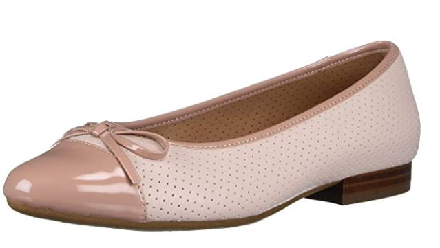 AEROSOLES Footwear Women's Casual, Ballet, Flat, Light Pink