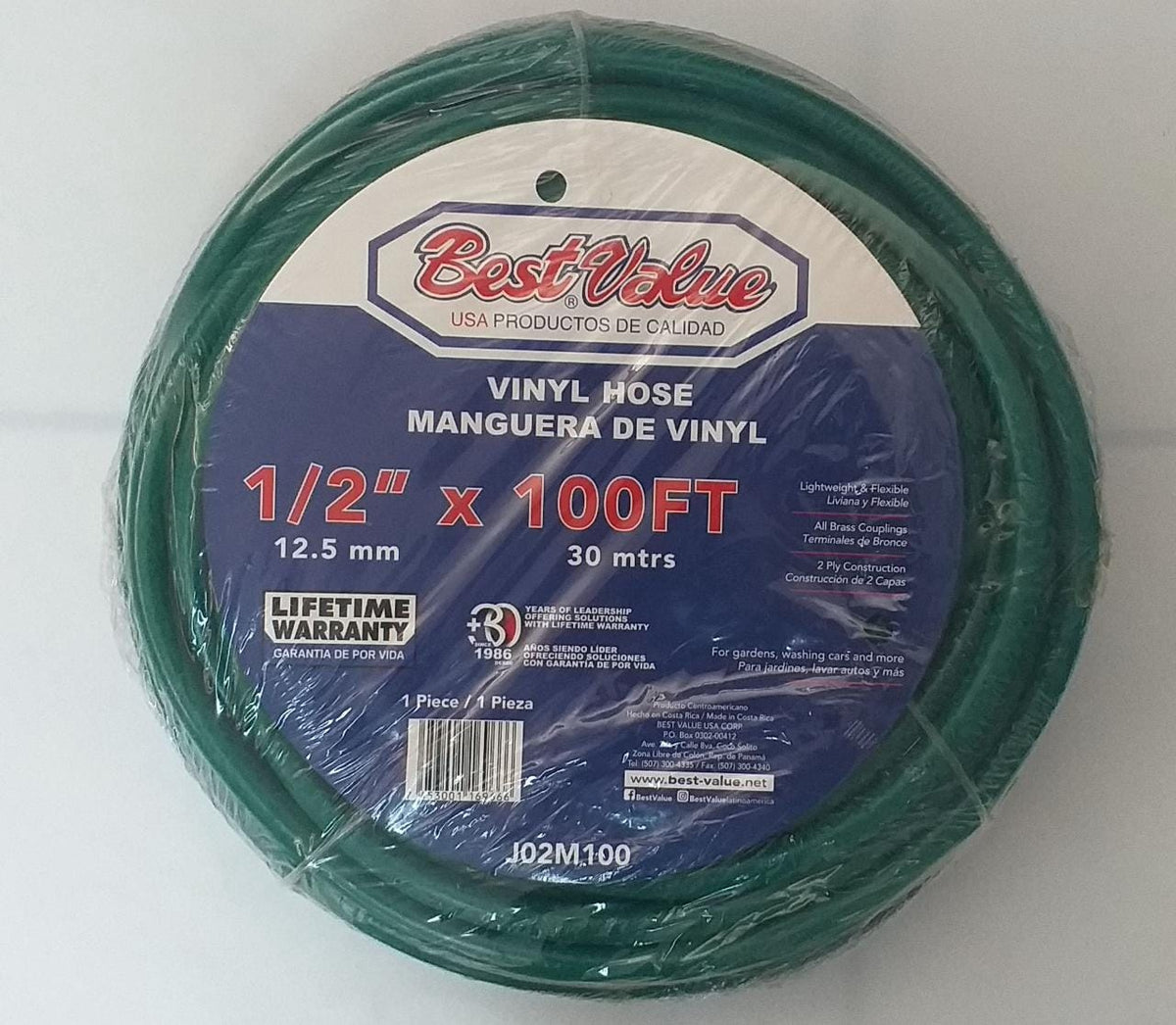 BEST VALUE Hose 1/2" X 100FT Roll J02M100