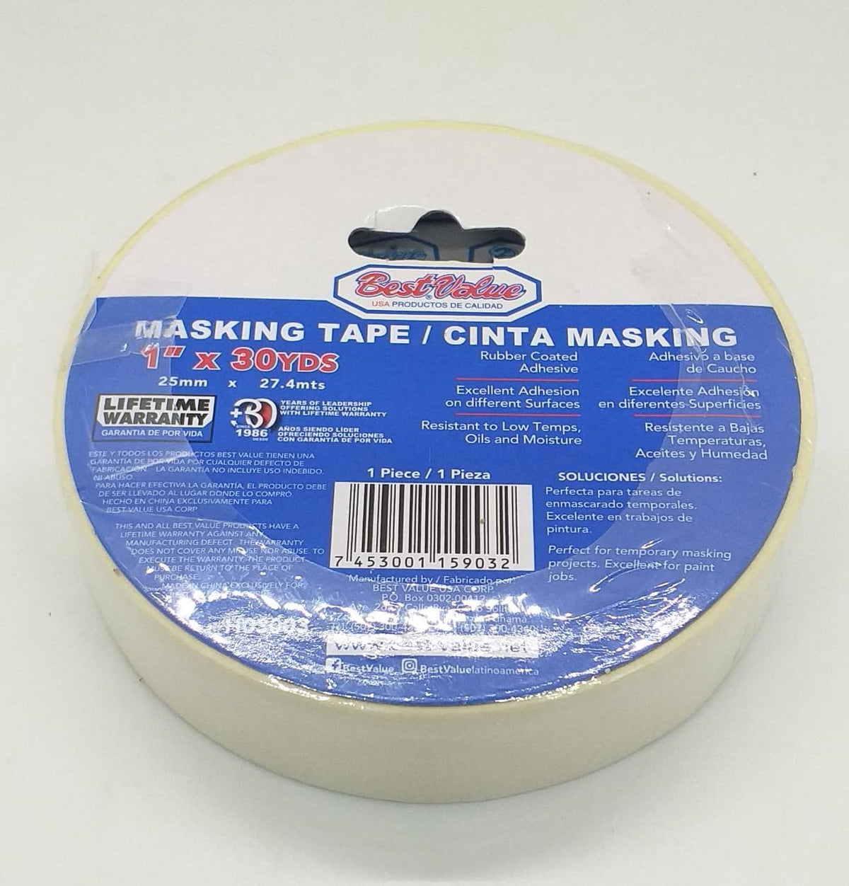 BEST VALUE Tape Masking 1" H03003
