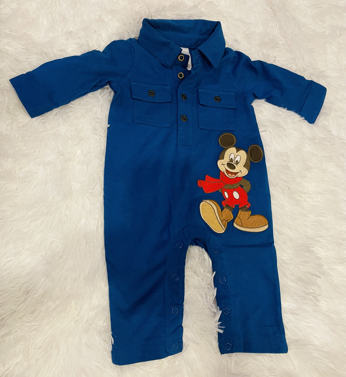 DISNEY Baby Boys One Piece Mickey Mouseblue