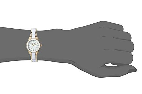 ANNE KLEIN Watch Women's White Resin Bracelet 3212WTGB
