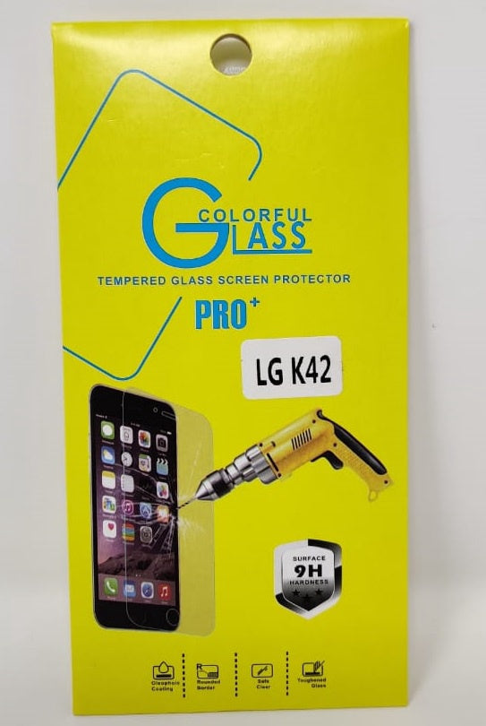 GENERIC Phone Screen Protector for Lg K42 Tempered Glass Pro+ Colorful Glass