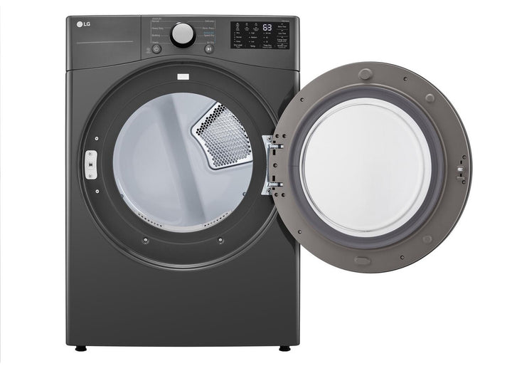LG Dryer DLE3470M Electric Middle Black 7.4CF