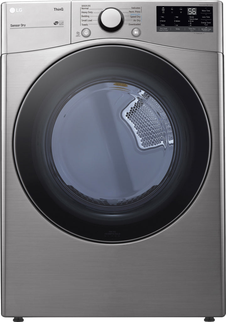 LG Dryer DLG3601V Gas 7.4CF English Panel