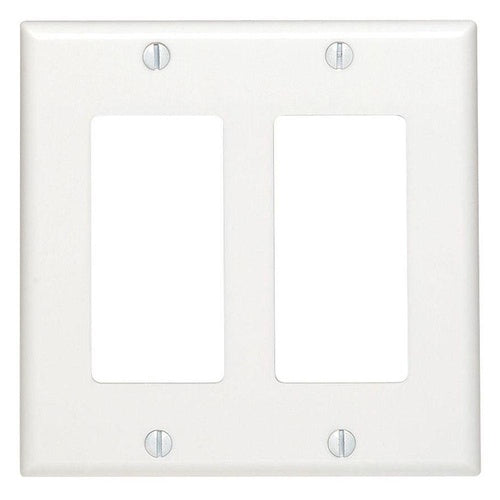 Cover Decora Double 2 Gang White T9603-1