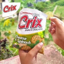 DIXEE Bermudez Crix Cheese & Spinach Mini Snack Crackers 50G 1.76OZ