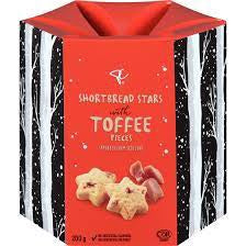 PRESIDENT CHOICE Pc Shortbread Stars with Toffee Pieces 200G