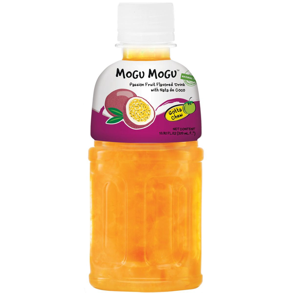 Mogu Mogu Passion Fruit Flavored Drink 10.82FL OZ 320ML