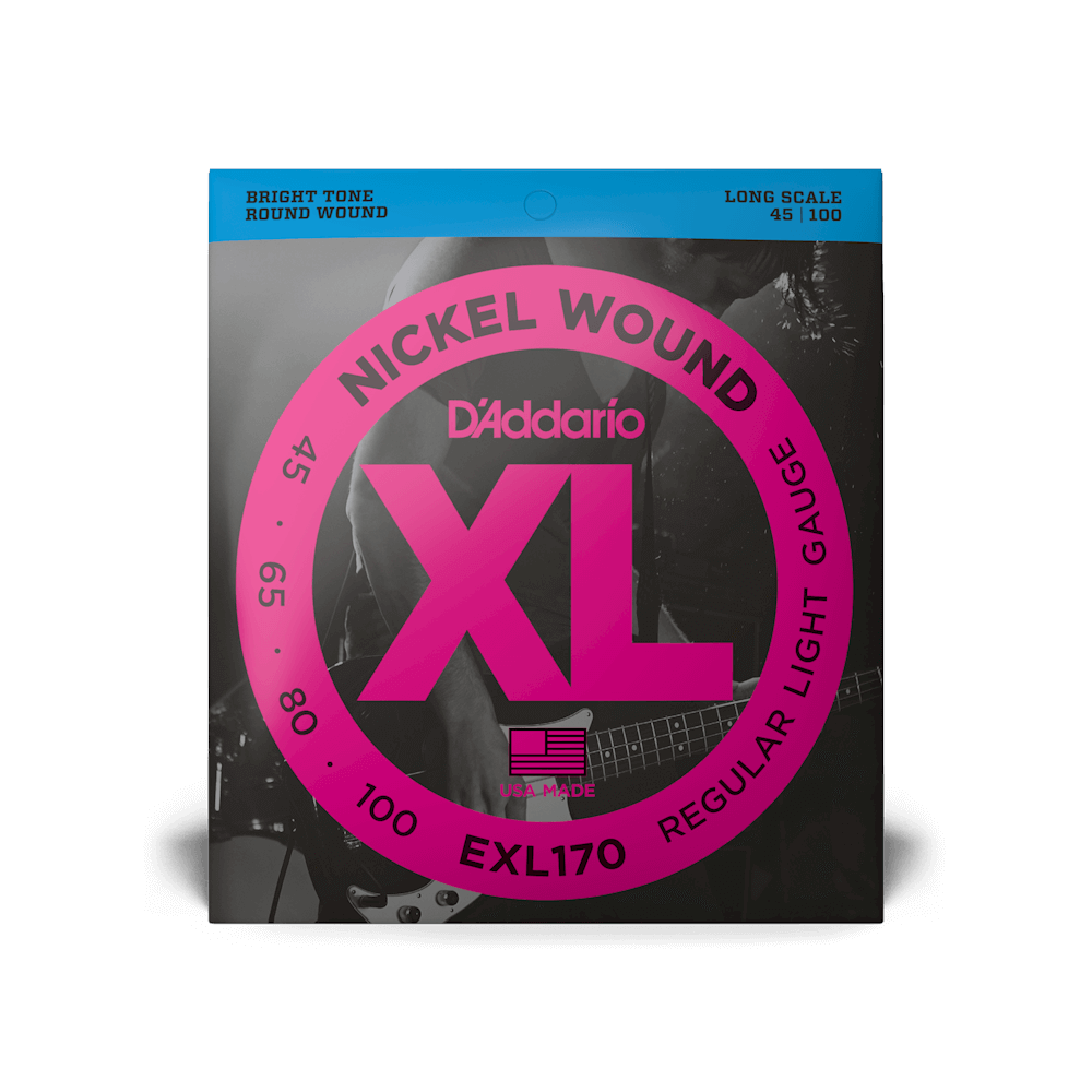 D'ADDARIO RICO Guitar String D'addario Nickel Wound EXL170TP 45-100 Xl Regular Light Guage Long Scale