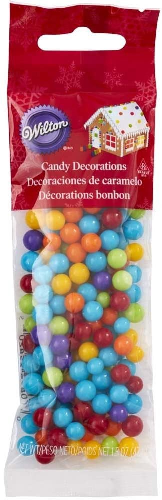 WILTON Baking Icing Decorations Candy Pearls 1.5OZ 42G 710-5820