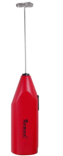 REMEEL Milk Frother Handheld with Stainless Steel Whisk
