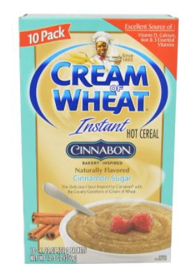 CREAM OF WHEAT Instant Cinnabon 12.3OZ 350G