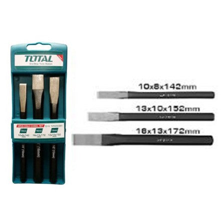 TOTAL Cold Chisel 3PCS 10/13/16MM THT42K0301
